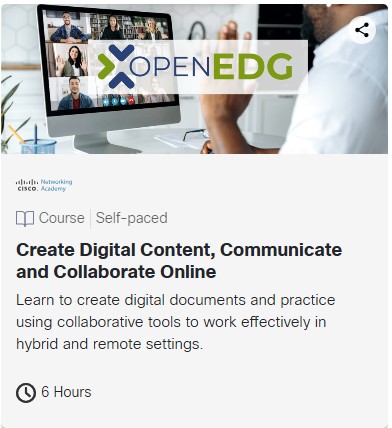 Create Digital Content, Communicate and Collaborate Online