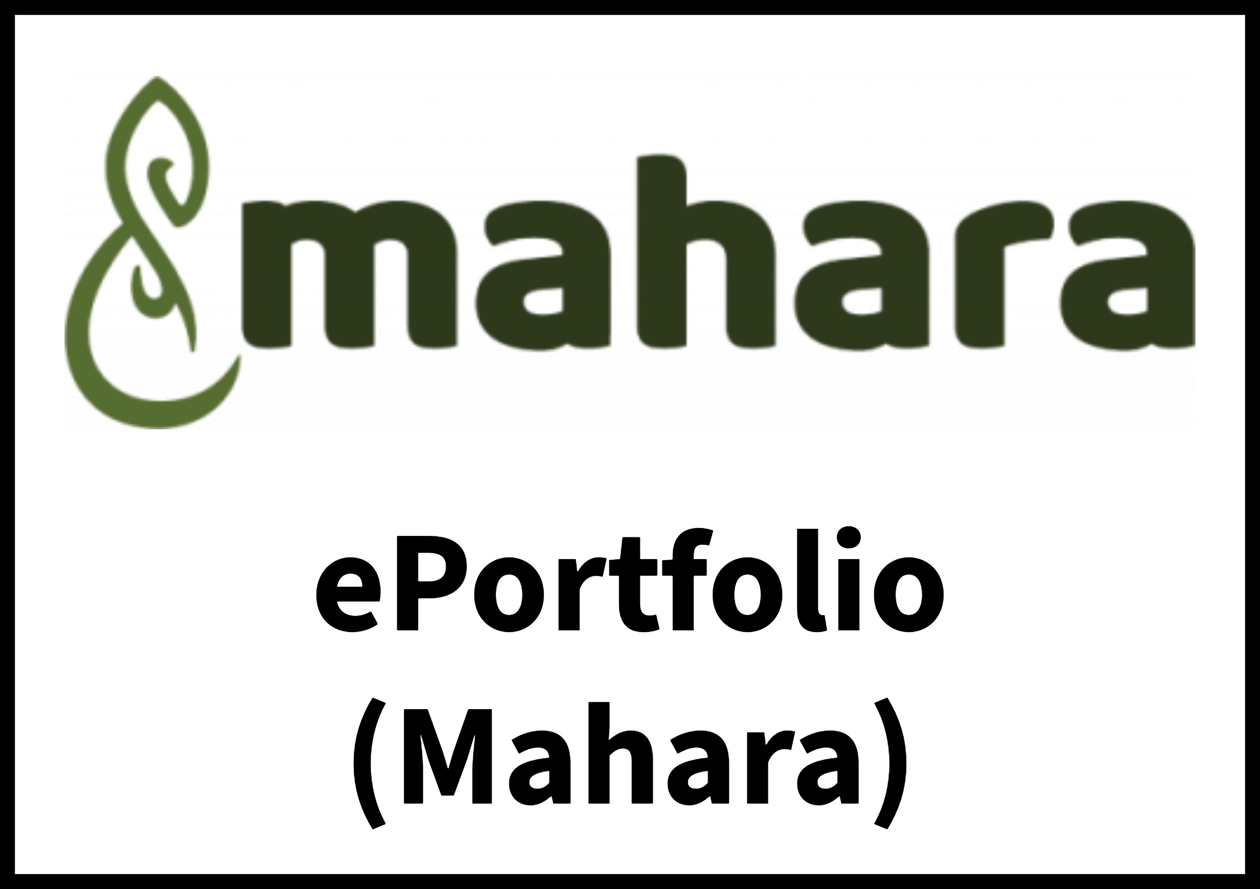 Mahara ePortfolio