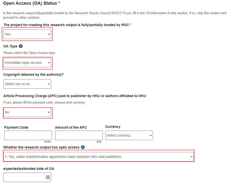 Key Guidelines for Editing Records - HKU RIMS: Research Output Module ...