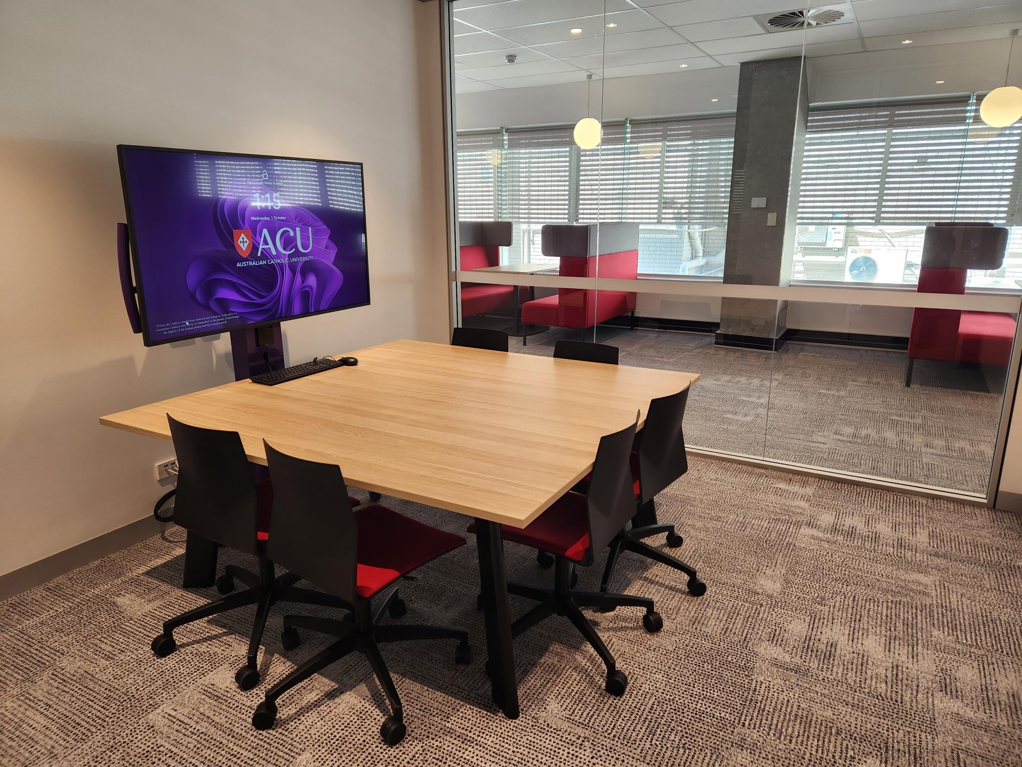 Space Availability - Level 1 - 09 - Bookings - ACU Library