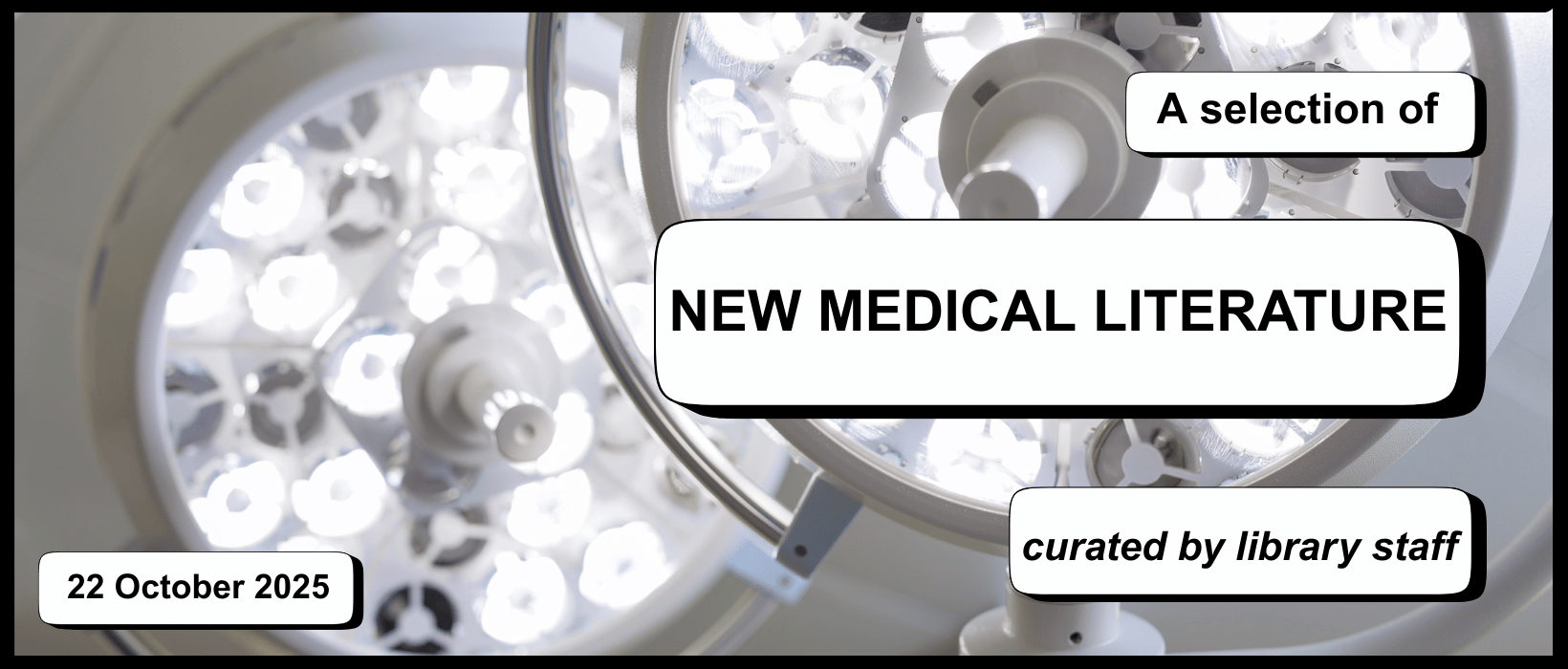new medical literature black and white OR lights