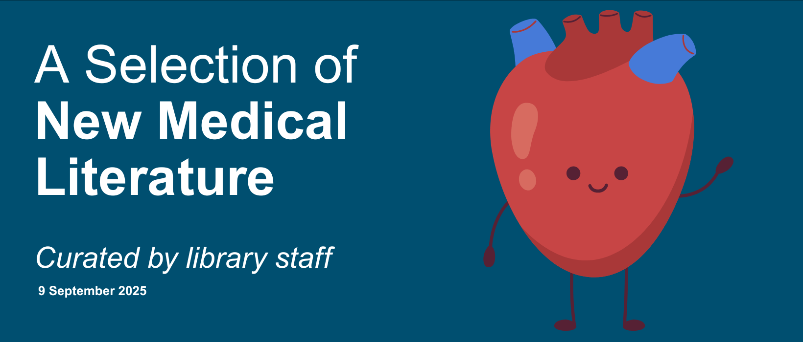 new medical literature September red heart