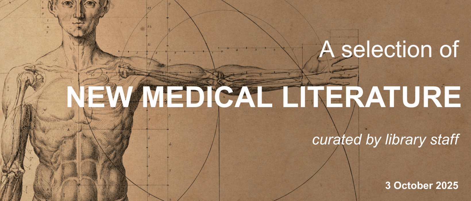 new medical literature brown background