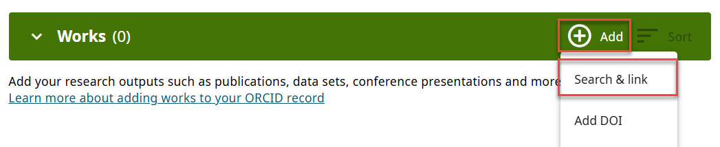 Click and search link