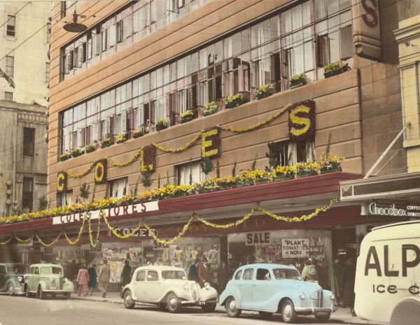 Coles department store facade 1940