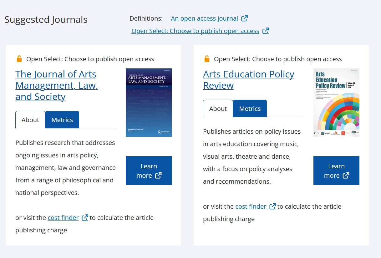 Journal Checker Manuscript Matchers - Journal Metrics - LibGuides at The Chinese ...