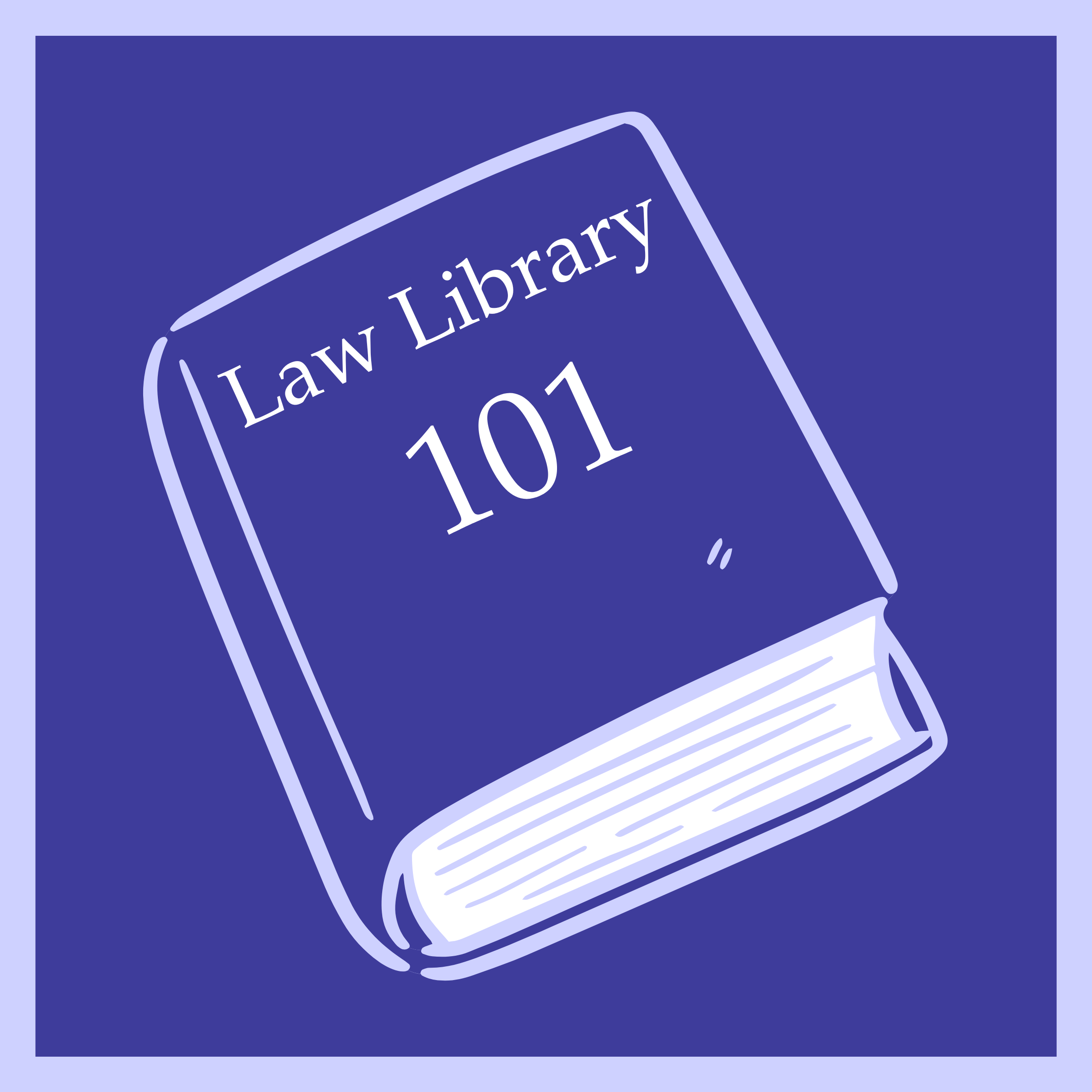 Clickable icon linking to the Law Library 101 guide