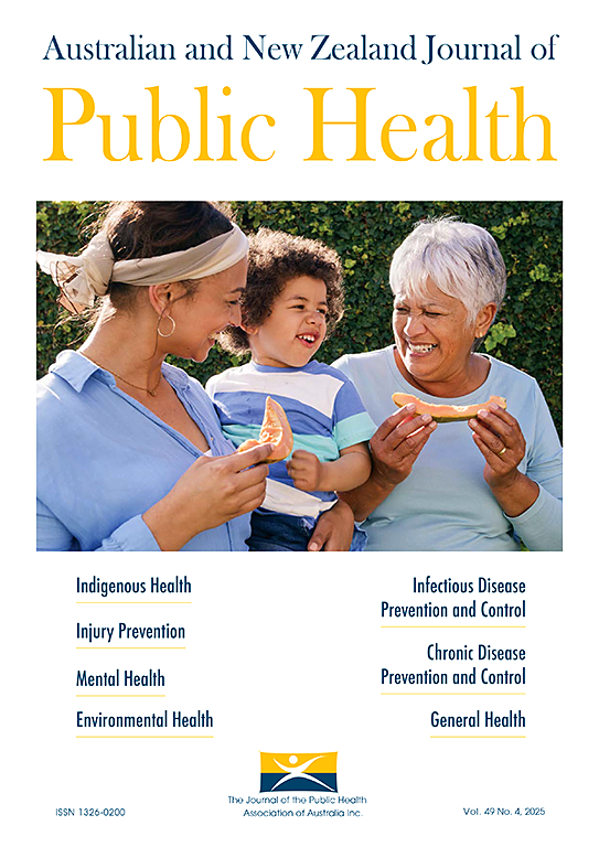Australian and New Zealand Journal of Public Health