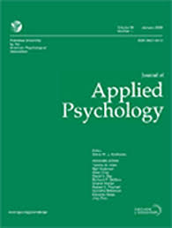 Journal of Applied Psychology