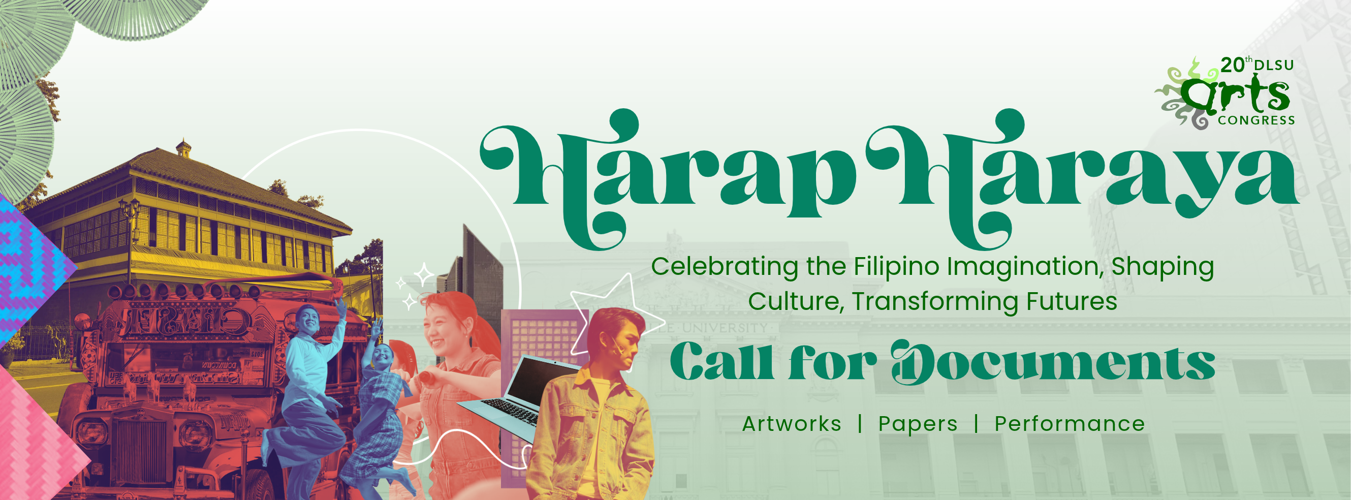 20th DLSU Arts Congress banner