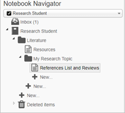 Example Research Directory Recording literature searches and reviews - Research Data Management ...