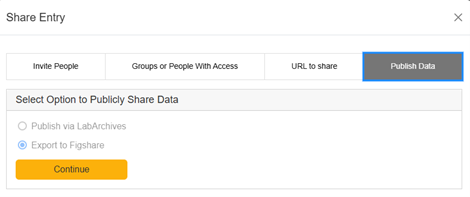 Publish content created in LabArchives using Figshare - Research Data ...