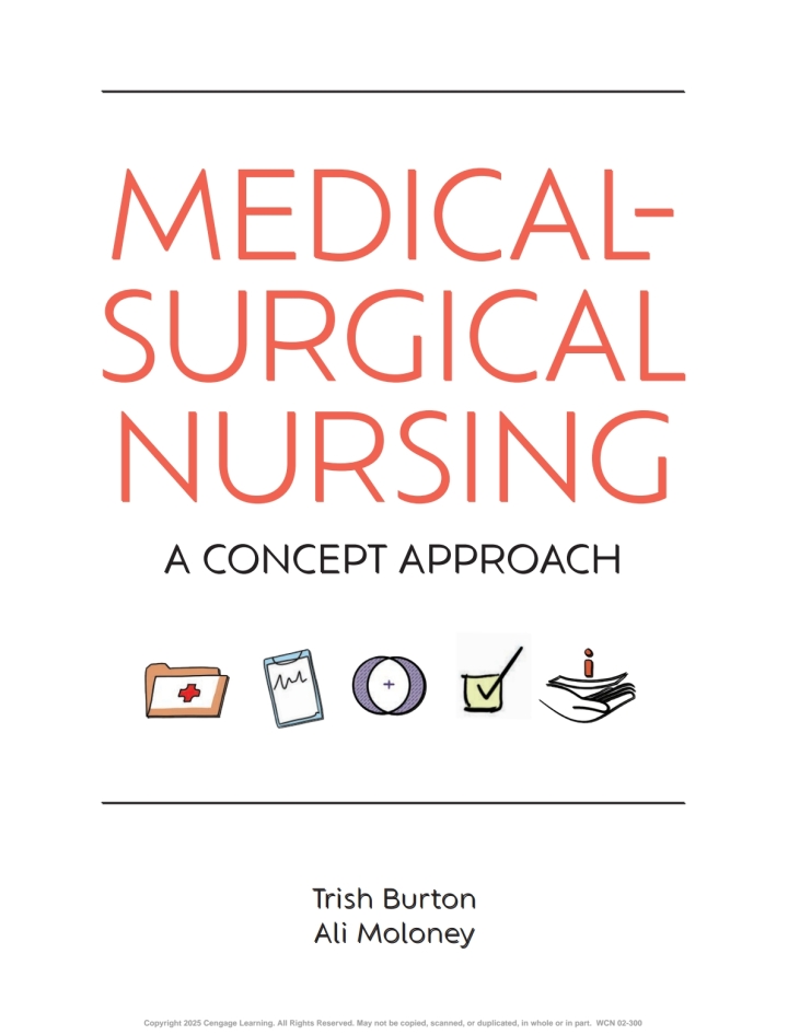 Medical-surgical nursing : a concept approach by Trish Burton, 1st ed
