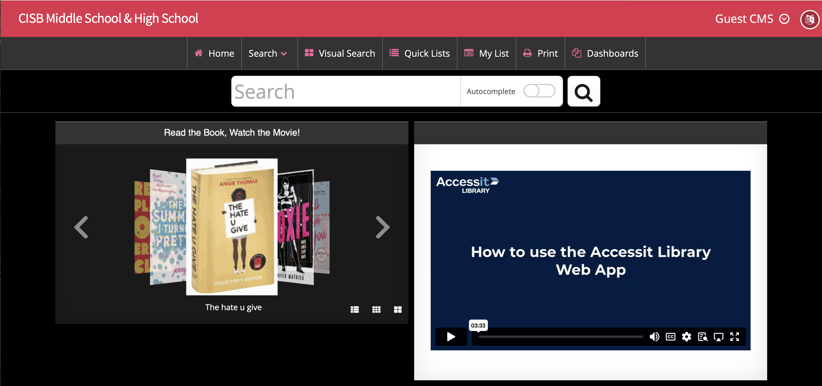 Library Online Catalog - CISB MS/HS Library - LibGuides at Canadian ...