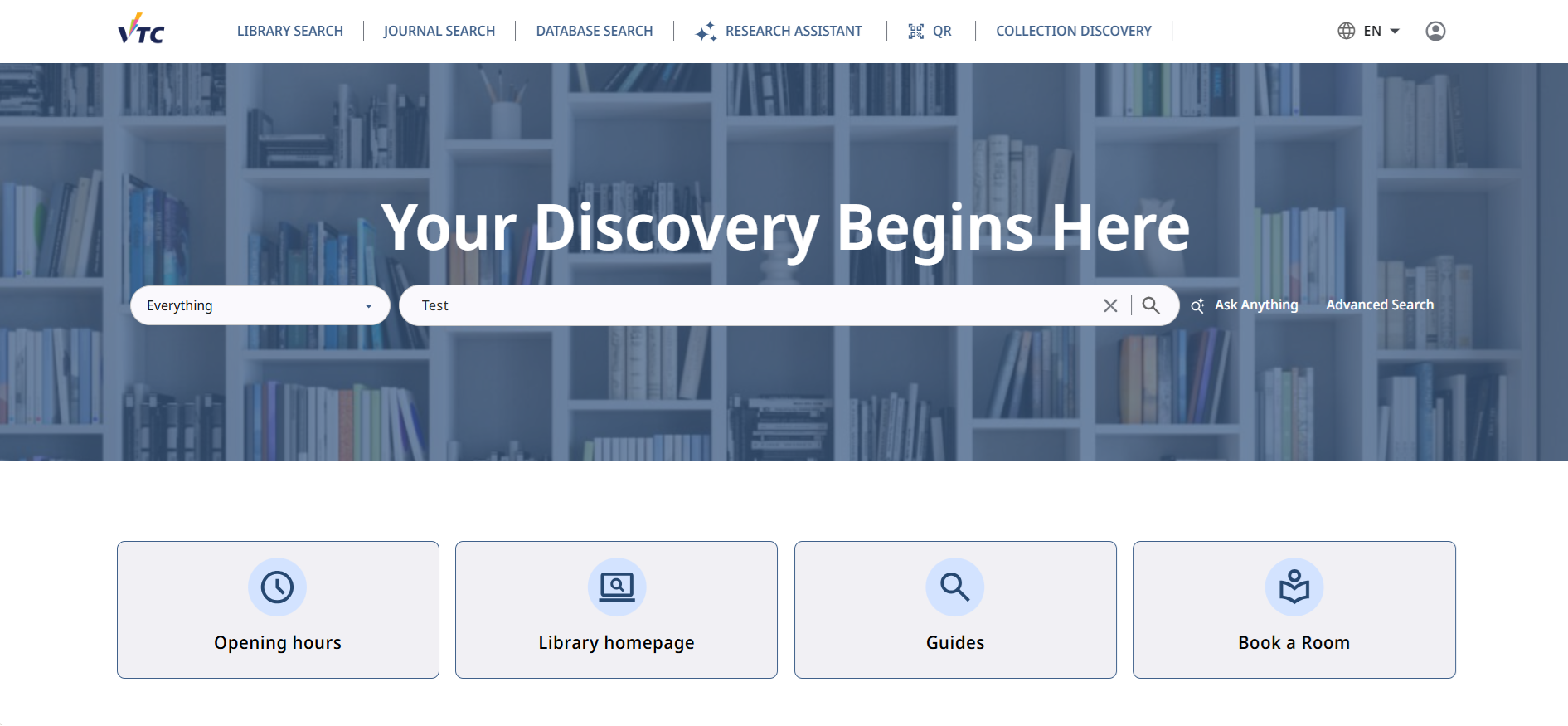 Finding Resources with Primo NDE and AI Tools - AI in the VTC Library ...