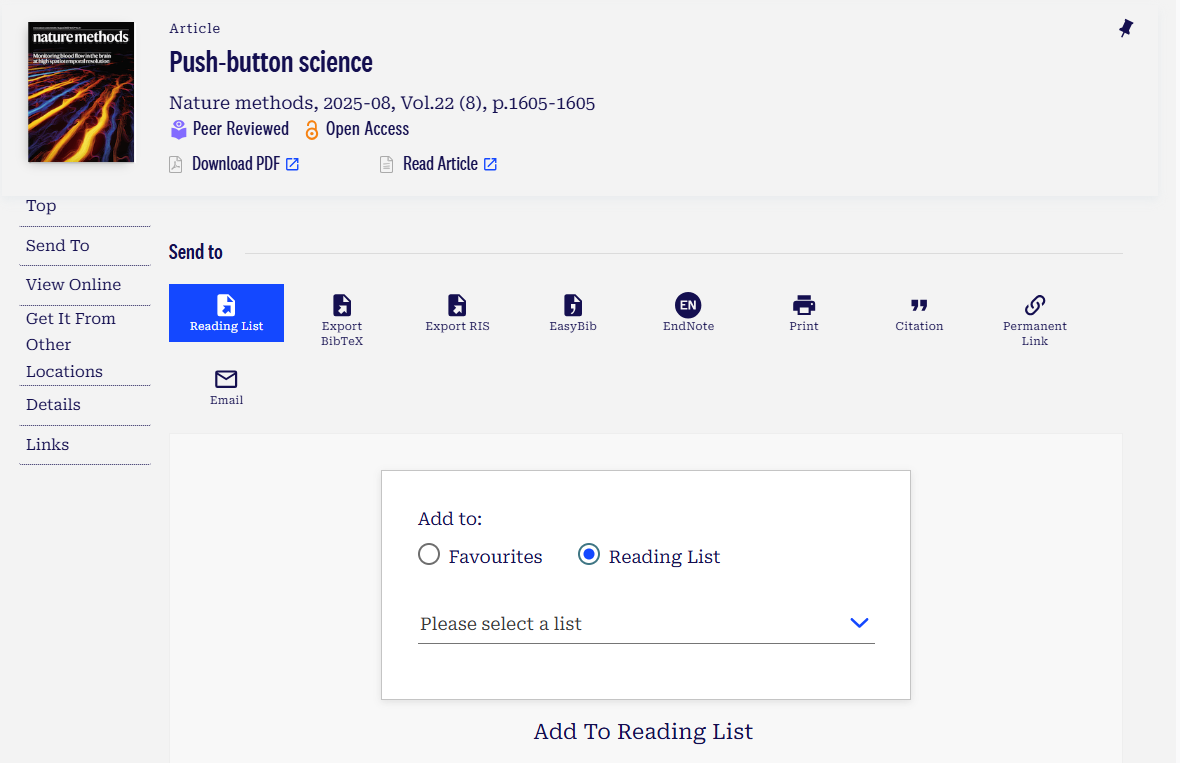 myReadings - myReadings - LibGuides at Adelaide University