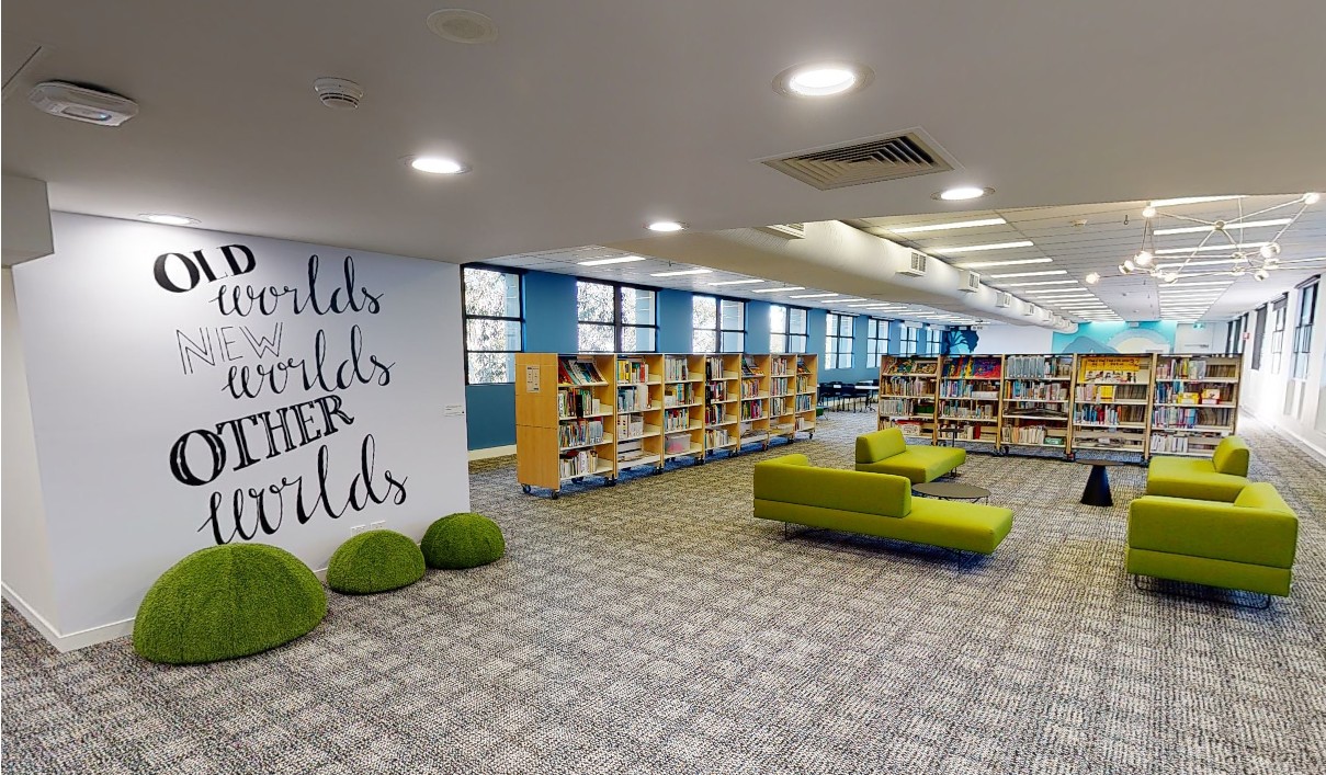 photograph of curriculum collection blue wing