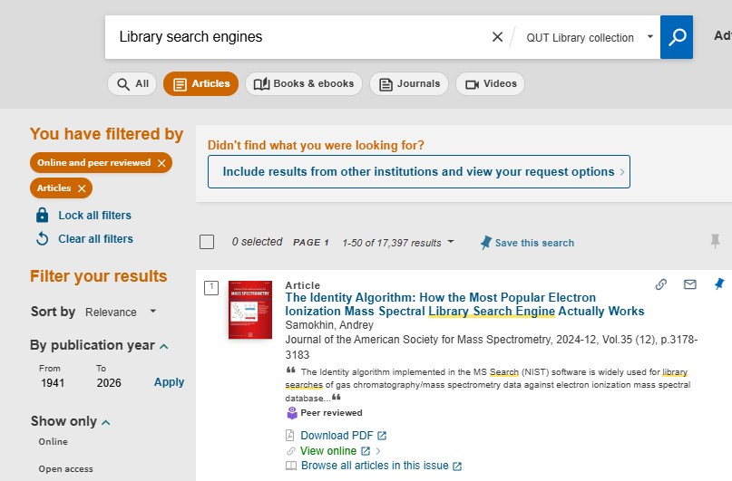 Where to find scholarly information - Course Guide: QUT You - Library ...