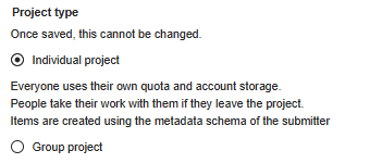 Select Group Projects Using projects and collections to group items - Research Data ...