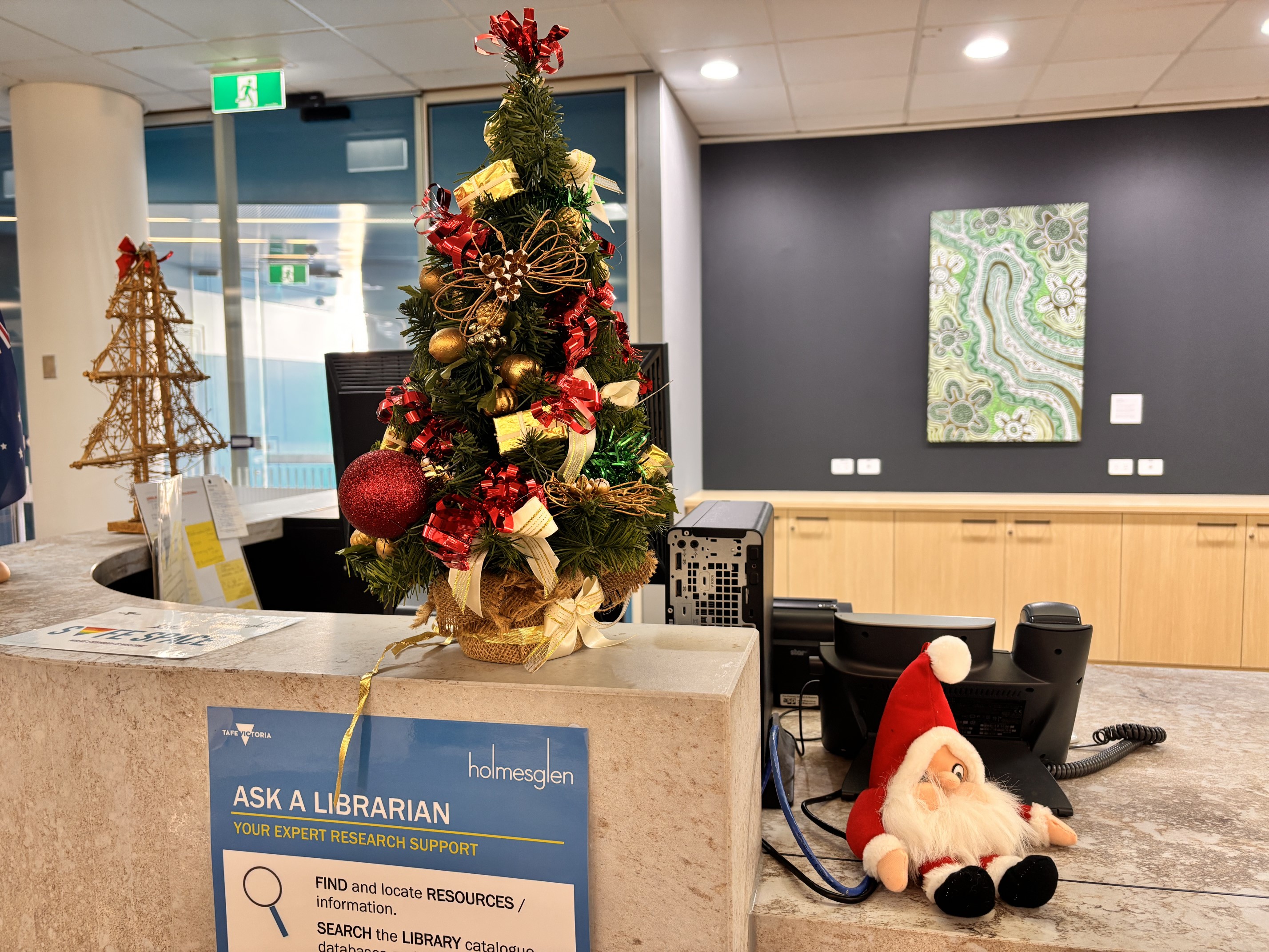 Chadstone Library Christmas display
