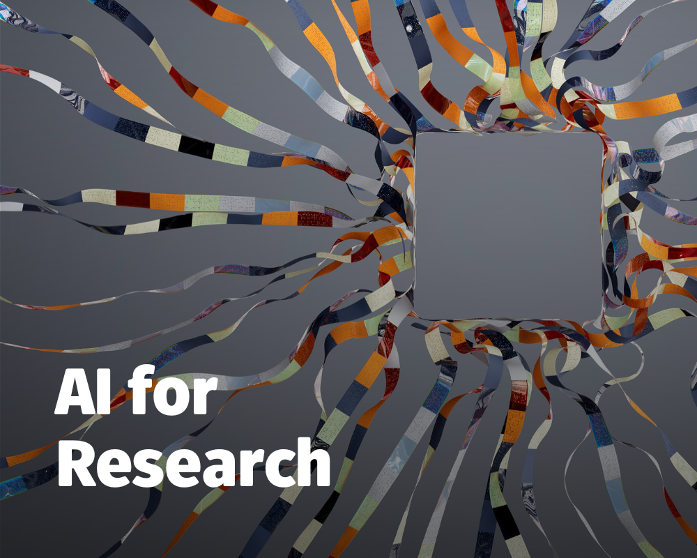 Click on this tile to find information on using AI for Research