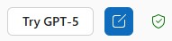 Try GPT-5 button