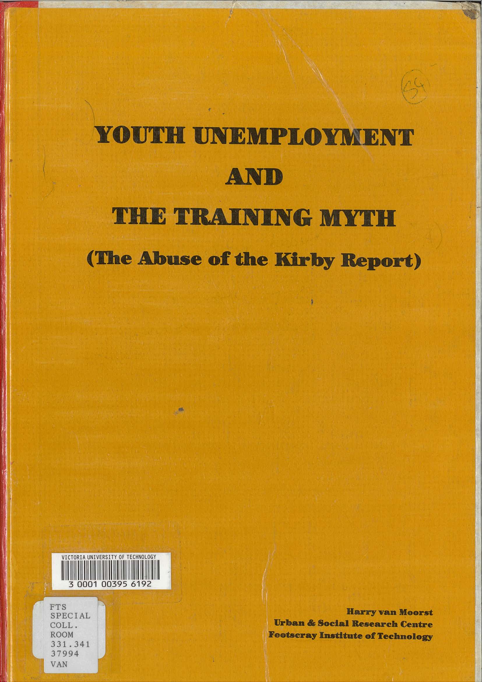 Youth unemployment & the training myth (the abuse of Kirby)