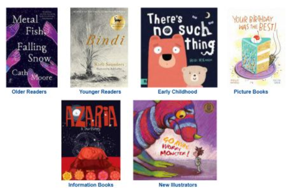 snapshot of types of Curriculum collection books