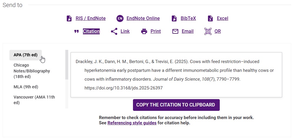 Export and citations - Guide to using Library Search - Library Guides ...