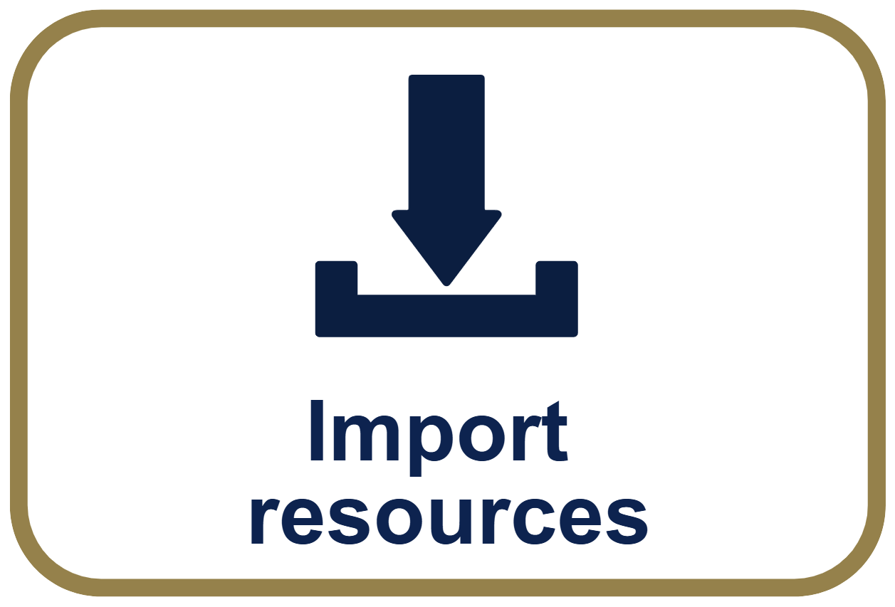 Import resources
