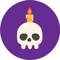 Halloween skull