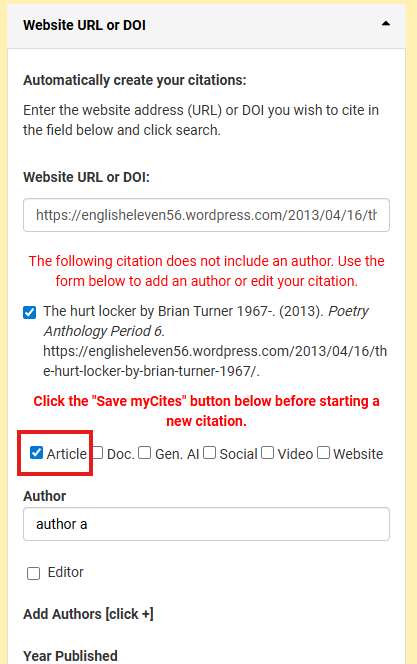 Writing Blog Example Cites Home - How to Cite Blogs - iCentre at Villanova College