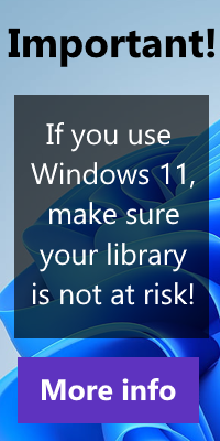 Windows 11 and EndNote alert banner