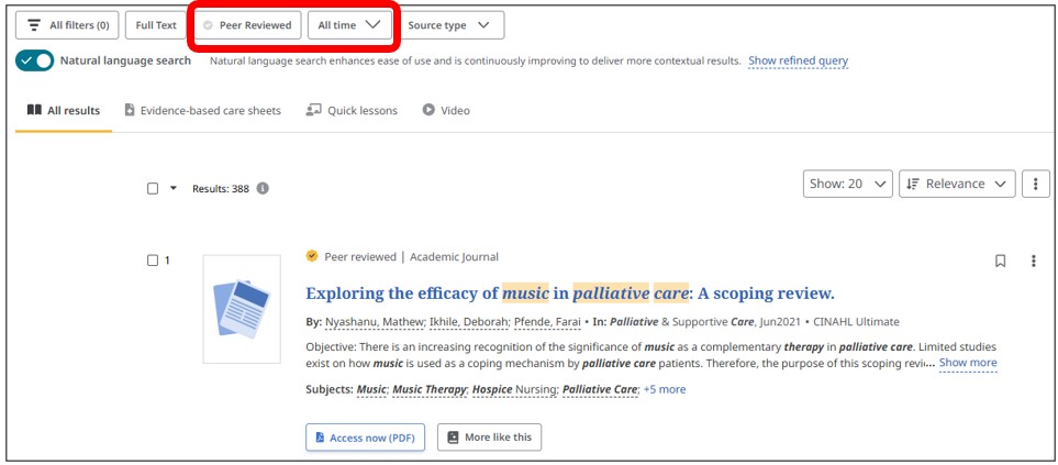 Basic Search - EBSCO Database Guide - Subject Guides at Northern Sydney ...
