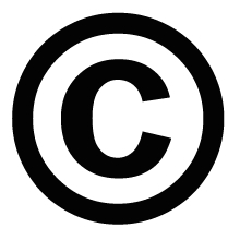 copyright symbol the letter c in a circle